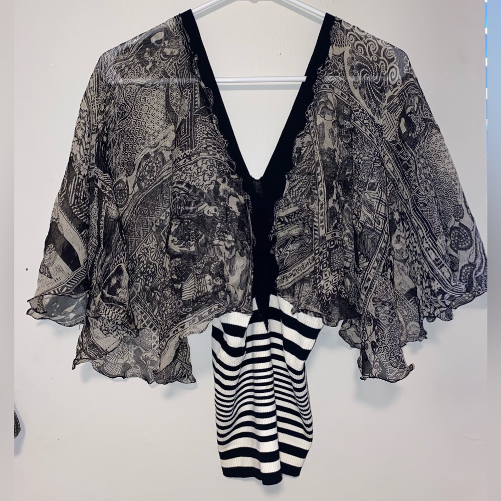 Jean Paul Gaultier butterfly top vintage rare